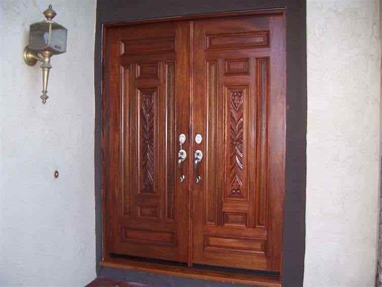 Best Wood Door Mahogany Custom Crafted Entry Door  High End Newport Beach